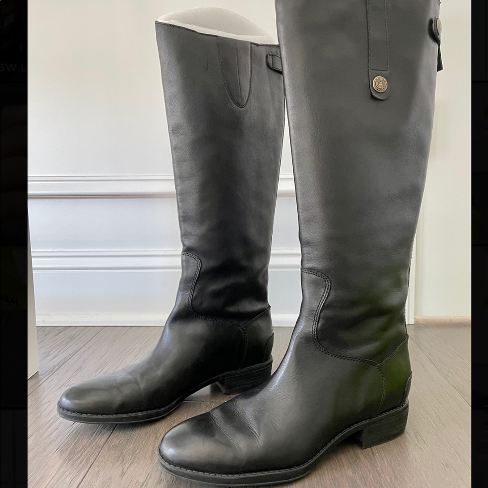 Sam Edelman Penny Black leather boot